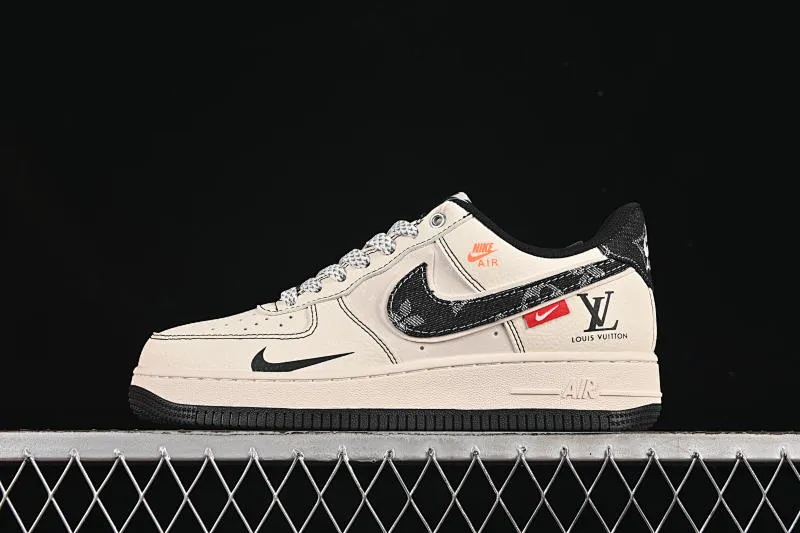 All categories Nk Air Force 1 Air Force series Nk Air Force 1 Low Air Force low-top Nike Air Force 1'07 Low LV joint black line black denim Air Force 1 low-top casual sneakers YX5066-347